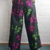 Broek met bandplooien