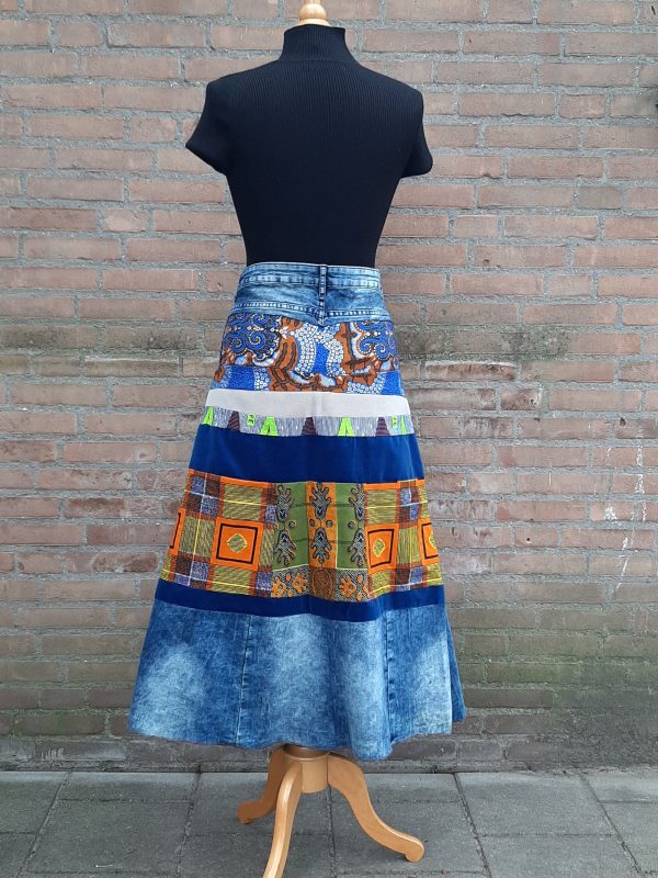 Maxi jeansrok