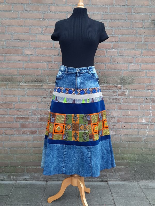 Maxi jeansrok