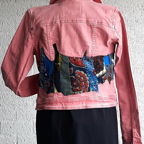 Jeans jas met applicatie