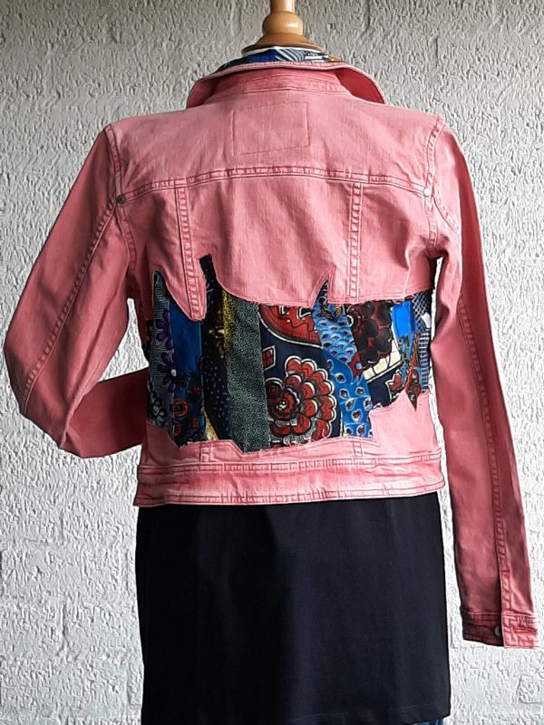 jas JJ-10 rug Jeans jas met applicatie