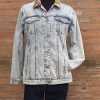 jas TJJ-11 v Jeans jas met patchwork.